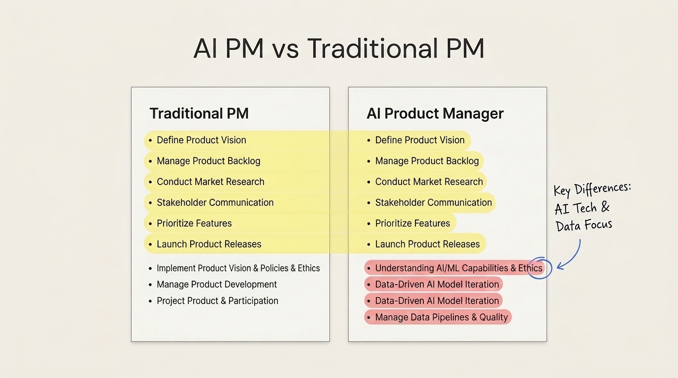 AI PM vs Traditional PM Job